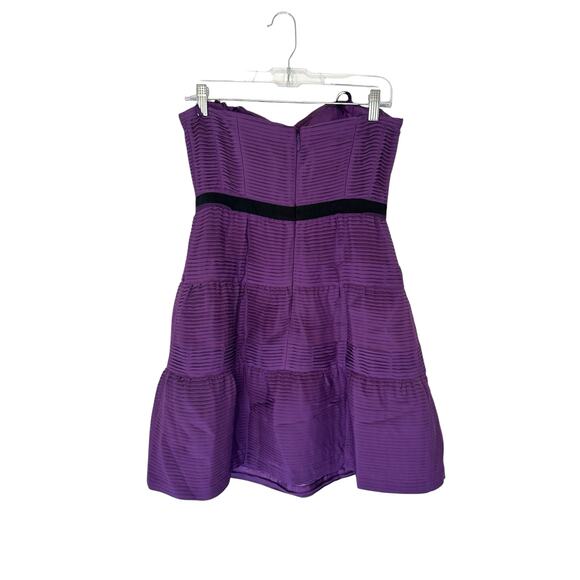 NWT BCBG Maxazria Purple HOCO Homecoming Winter Formal Y2K‎ Halter Dress Size 8 - Picture 8 of 10